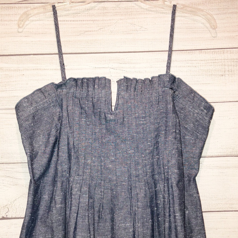 Madewell Demin Pintuck Cami Dress - Picture 4 of 8